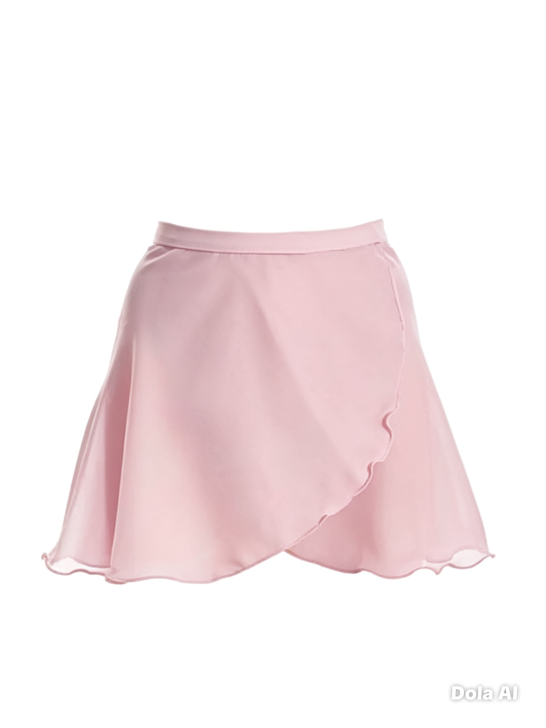 Saia Transpassada em Chiffon para Ballet