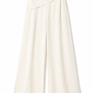 Calça Pantalona Transpassada